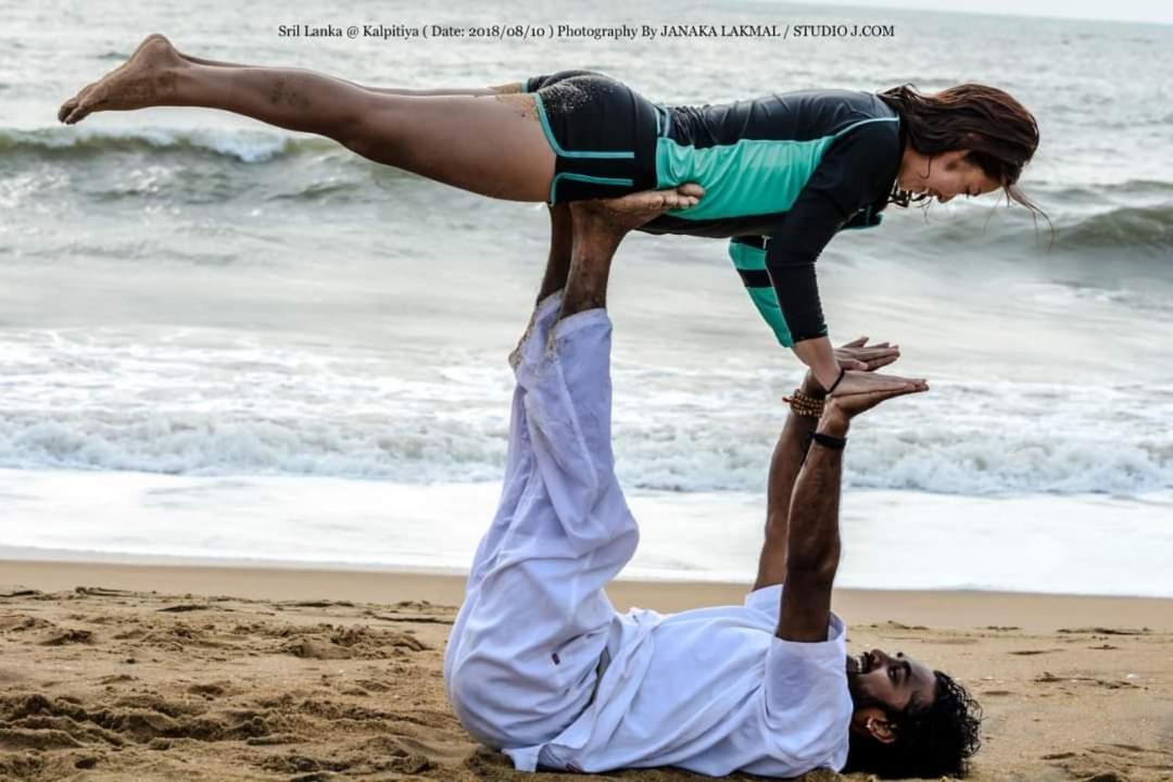 Blue Waves Kite Surfing Beach Resort Kalpitiya Exterior foto