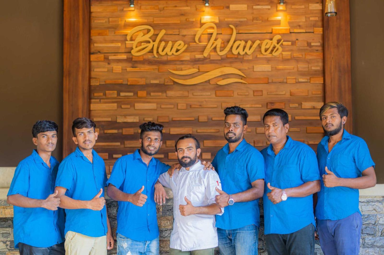 Blue Waves Kite Surfing Beach Resort Kalpitiya Exterior foto